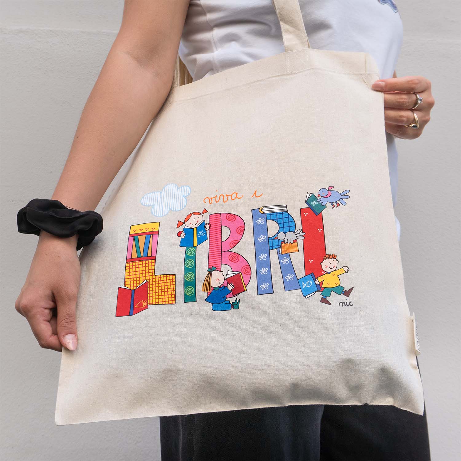 Shopper Libri Colorata