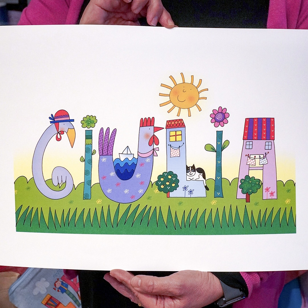 Nome illustrato personalizzato – Nicoletta Costa - immagine 3